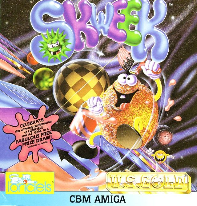 Skweek box art for Amiga